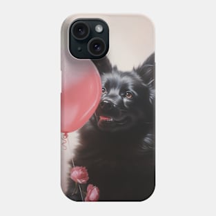 Schipperke And A Balloon Phone Case