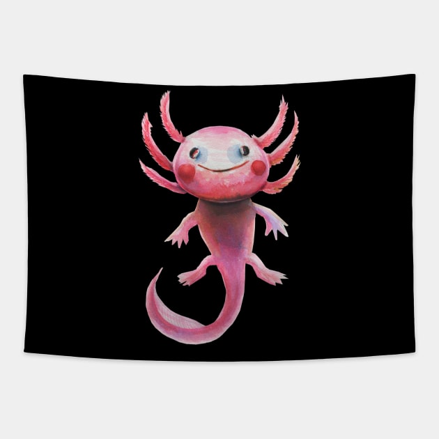 Axolotl Tapestry by absolemstudio