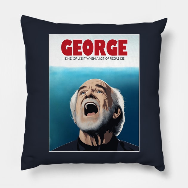 GEORGE Carlin the movie Pillow by Teessential