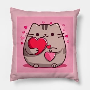 Cute Valentine pu-sheen Pillow