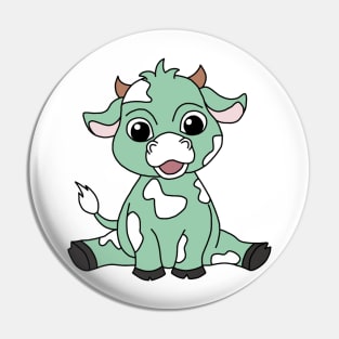 Green cow Pin