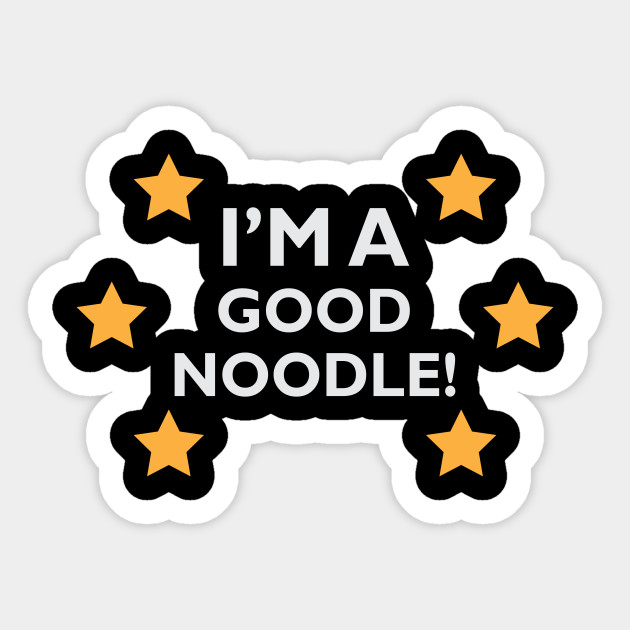 I M A Good Noodle Spongebob Sticker Teepublic