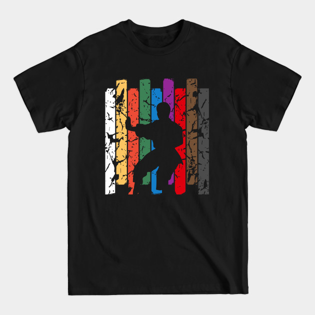 Disover Retro Karate Pose Silhouette - Karate - T-Shirt