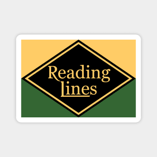 Reading Lines Railroad Logo Magnet