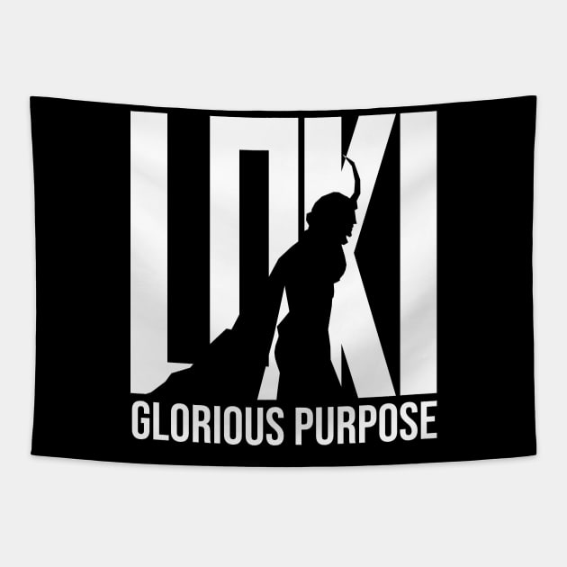 Loki Glorious Purpose Tapestry by SrabonArafat