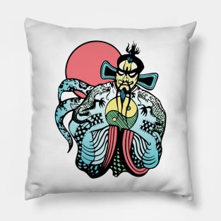 Jack Burton Fu Manchu Pillow