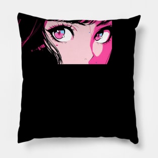 Japanese Anime Girl Vaporwave Waifu Pillow