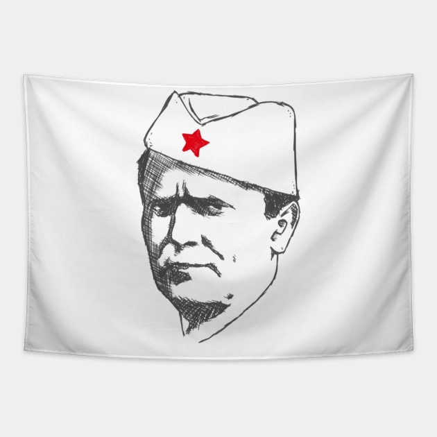 Tito Tapestry by ZdravieTees