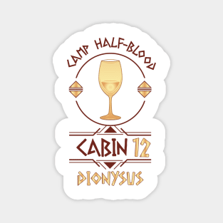 Cabin #12 in Camp Half Blood, Child of Dionysus – Percy Jackson inspired design Magnet