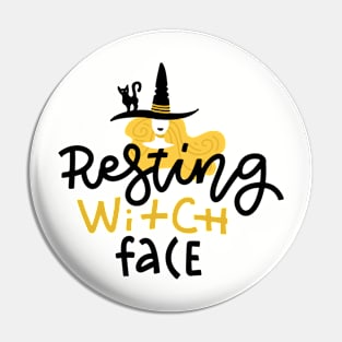 Resting Witch Face - Halloween! Pin