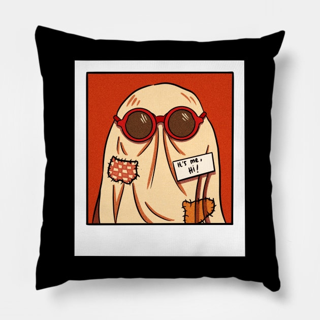 It’s me hi! (boo sheet) Pillow by Beemeapss