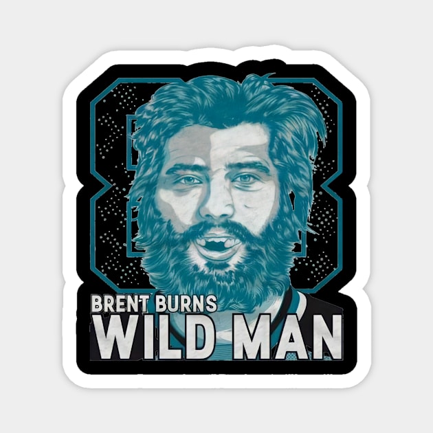Brent Burns Wild Man Magnet by mazihaya pix