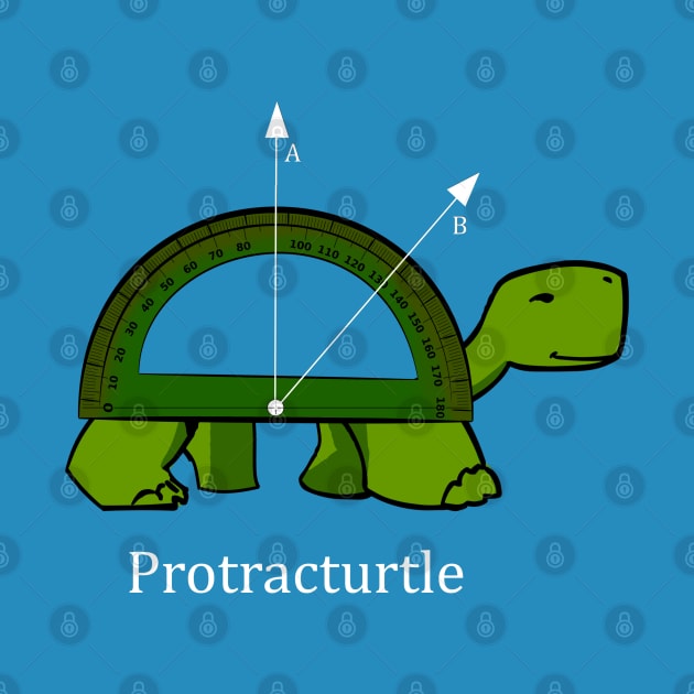 Protracturtle -  Funny Math Turtle by bethcentral