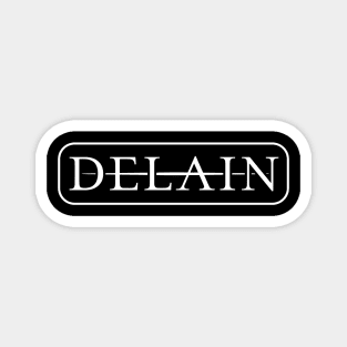 Delain White Magnet