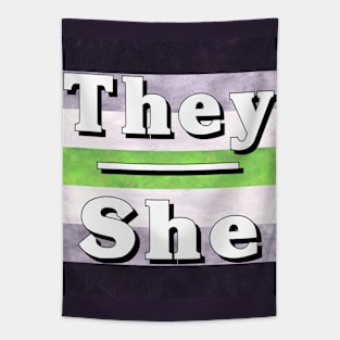 They-She Pronouns: Agender Tapestry