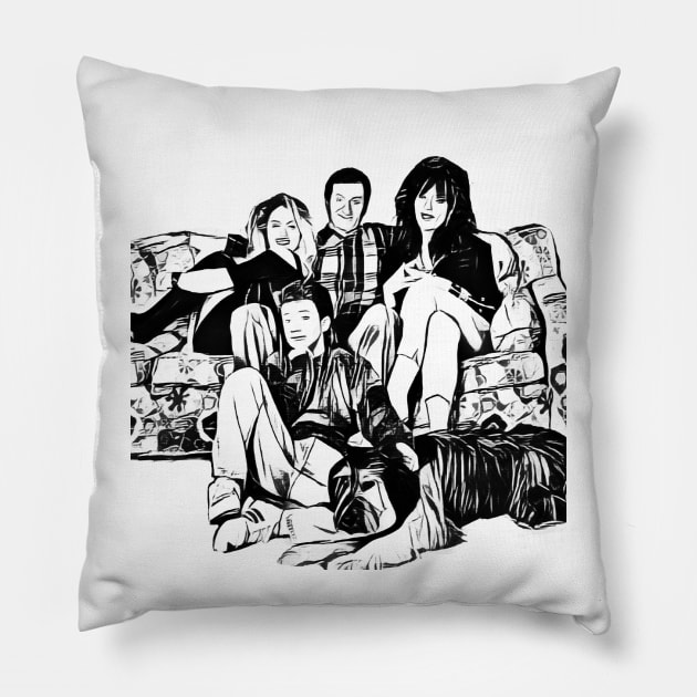 married with children Pillow by RetroScribbles