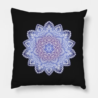 Purple mandala Pillow