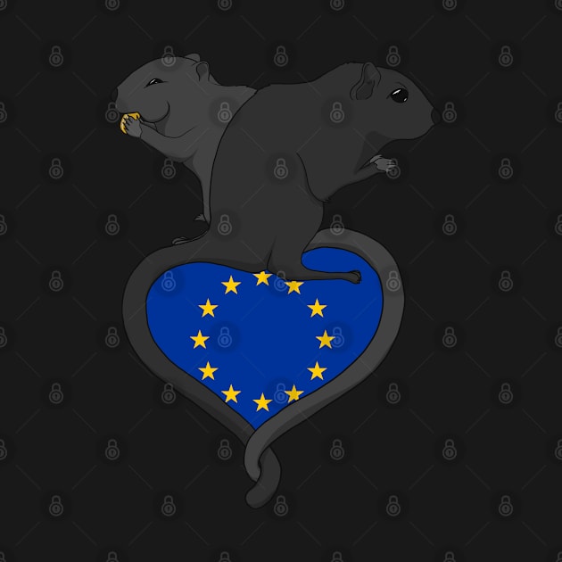 Gerbil European Union (dark) by RampArt