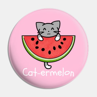 Cute Cat-ermelon (Cat Watermelon) Summer Fruit Pin