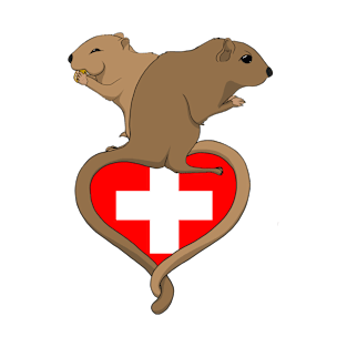 Gerbil Switzerland (dark) T-Shirt