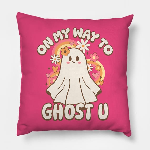 Ghosting Ghosted funny Pillow by Tip Top Tee's