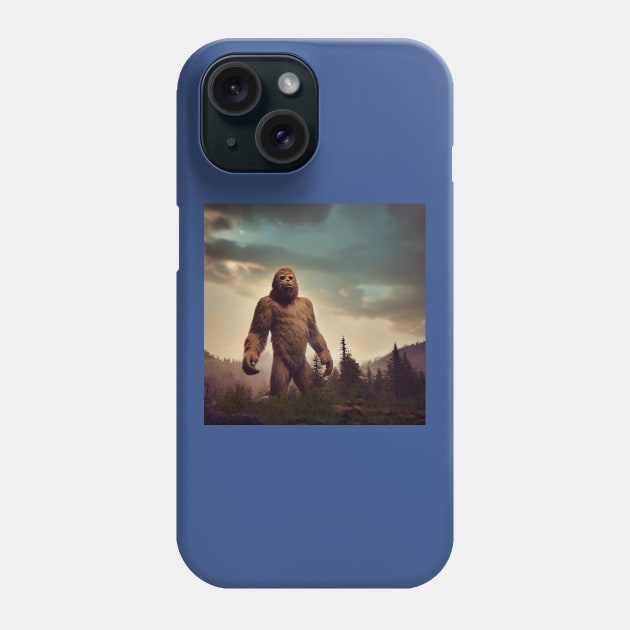 Sasquatch in Nature Phone Case by Grassroots Green