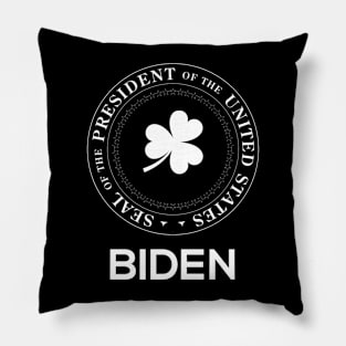 St. Patrick's Day Presidential Seal Biden Pillow