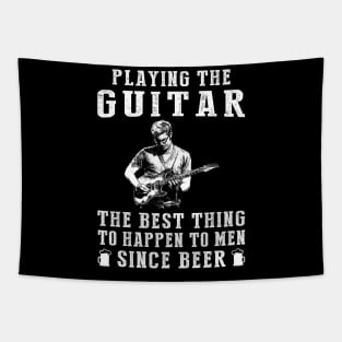 guitar the best thing to happen to men since beer wine Tapestry