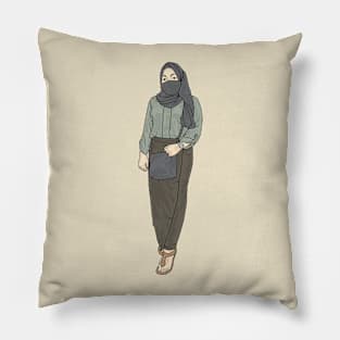 Green Min Hijabi Pillow