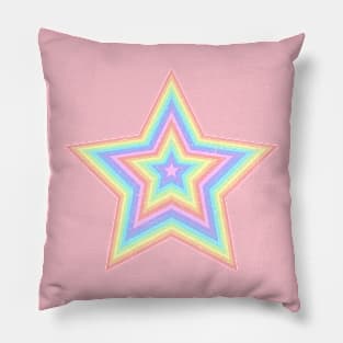 Rainbow star Pillow