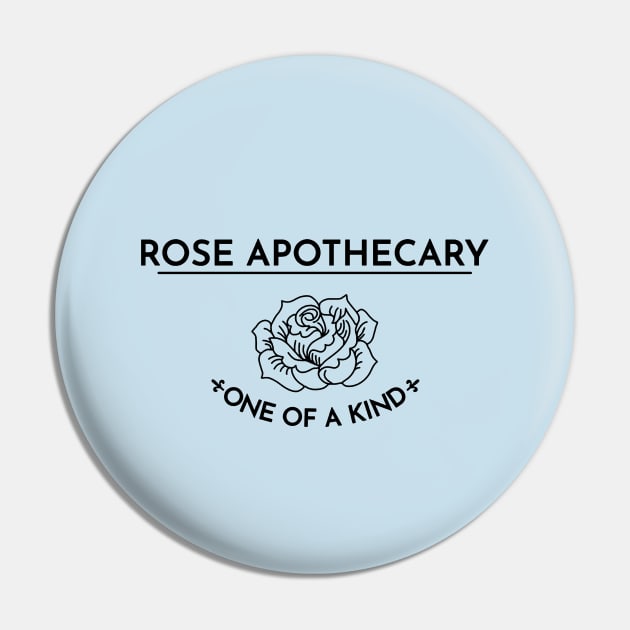 Rose Apothecary Logo Pin by georcefickri