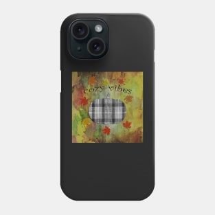 Cozy Fall Vibes Design on several Products: Gives the feeling of apple cider, hayrides, fall leaf colors, bon-fires and pumpkin spice everything Phone Case