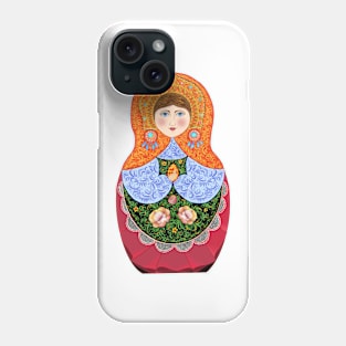 Matryoshka nesting doll merch Russian folk art Phone Case