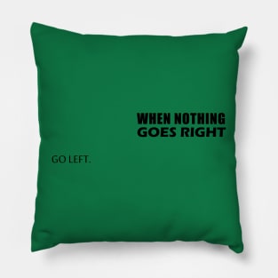 goes left Pillow