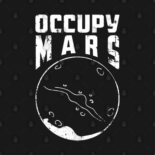 Occupy Mars Retro Worn Out by area-design