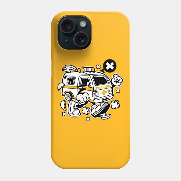 Ambulance Phone Case by CANVAZSHOP