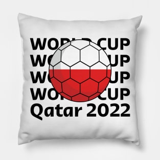 World Cup Qatar 2022  - Team Poland Pillow