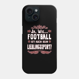 American Football Touchdown Mädchen Yard Phone Case