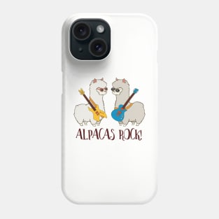 Alpacas Rock! Cute Funny Alpaca Love Phone Case