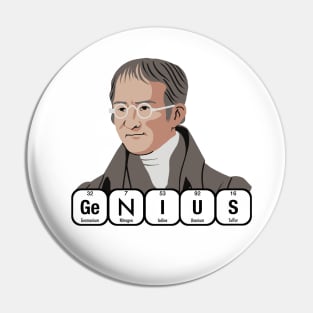 GENIUS John Dalton Pin