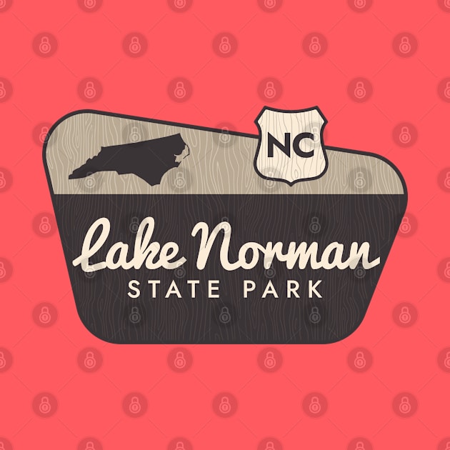 Lake Norman State Park North Carolina Welcome Sign by Go With Tammy