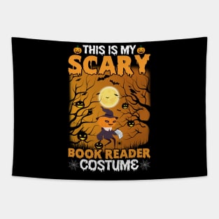 This Is My Scary Book Reader Custome Halloween Books Lover Tapestry