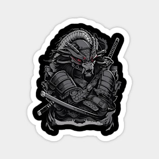 samurai dragon Magnet