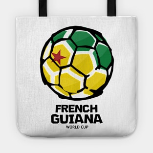 French Guiana Football Country Flag Tote