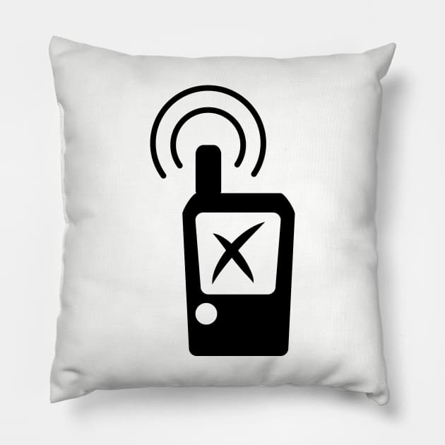 Geocache GPS Pillow by schlag.art