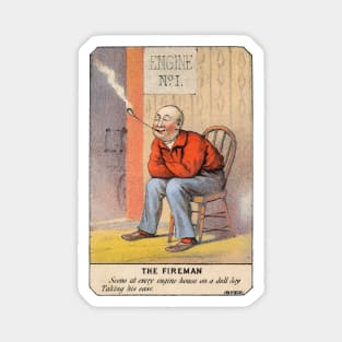 1881 The Life of a Fireman no.1 Magnet