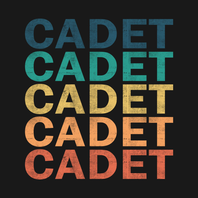 Cadet Name T Shirt - Cadet Vintage Retro Name Gift Item Tee by henrietacharthadfield