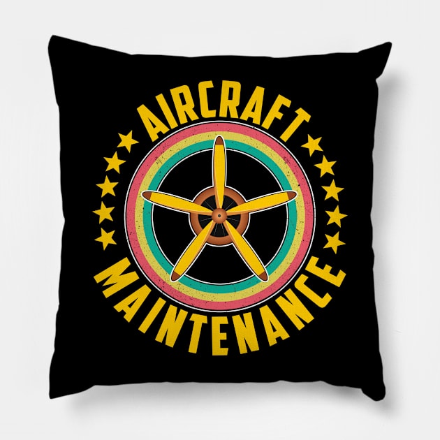 Aircraft Maintenance Pillow by sopiansentor8