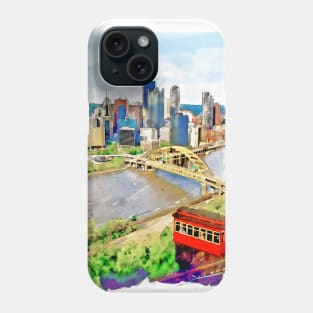 Pittsburgh Aerial View Phone Case