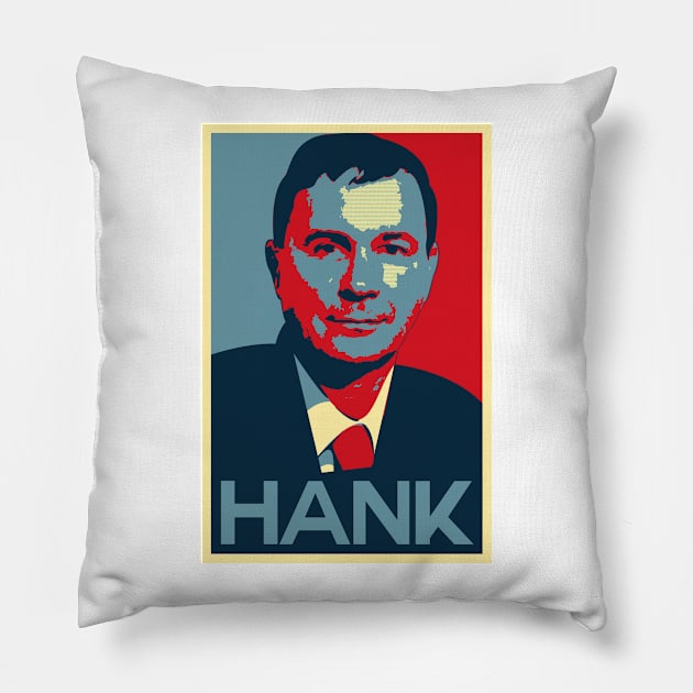 Hank 2016 Pillow by MrZsasz